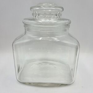 Vintage Hazel Atlas Apothecary Canister Jar